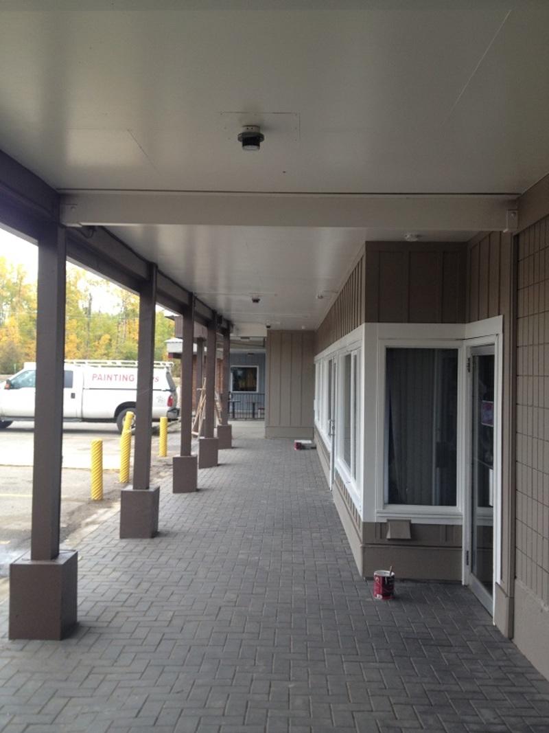 example of the Fraser Lake Mall painted by the Painting Guys