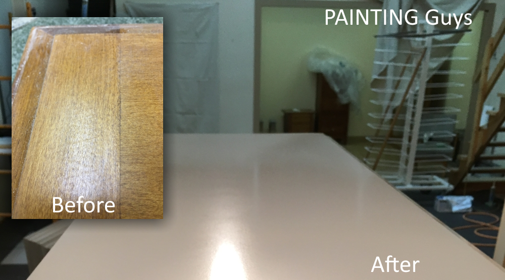 Maple cabinet Painting - PAINTING Guys