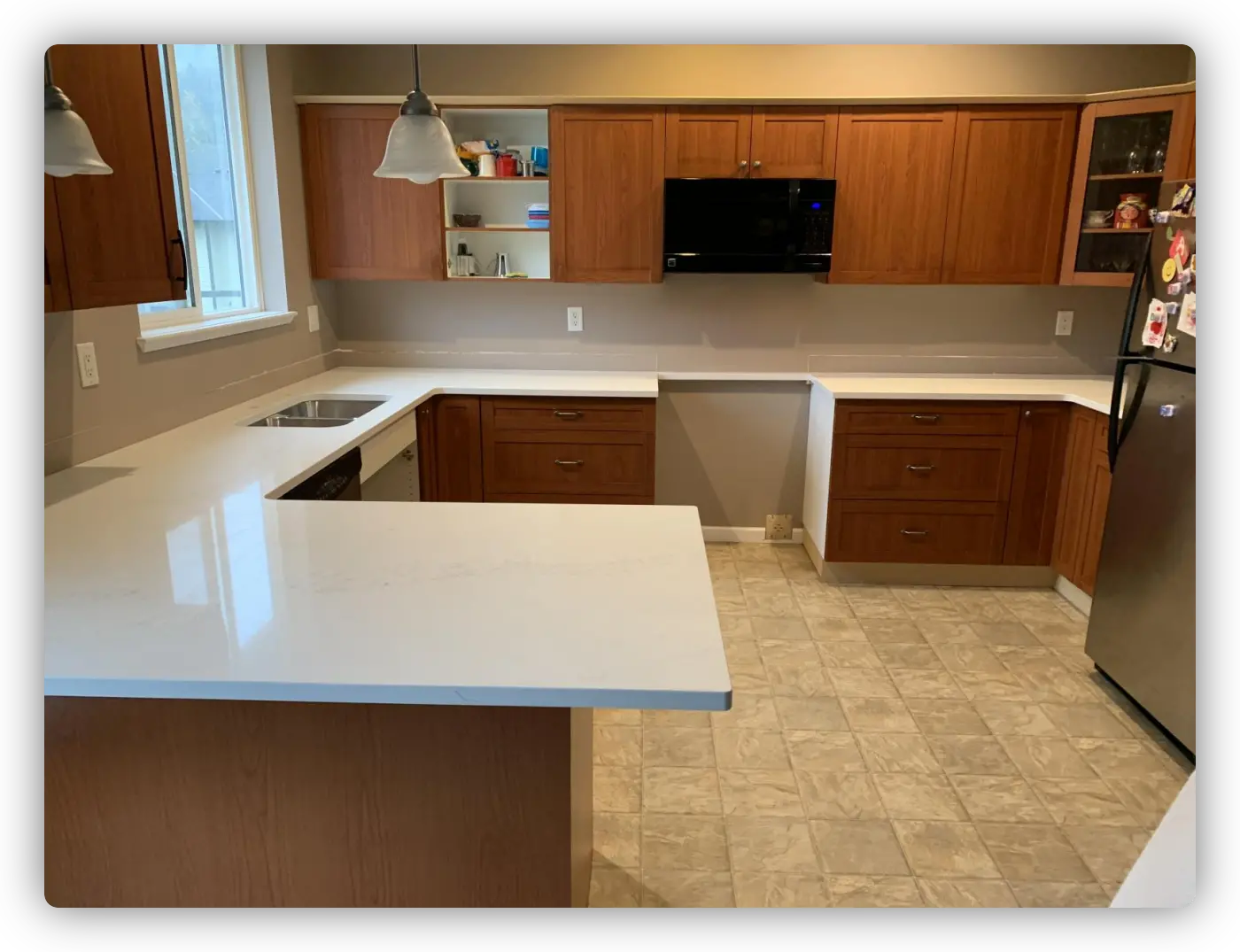 How to paint laminated kitchen cabinets