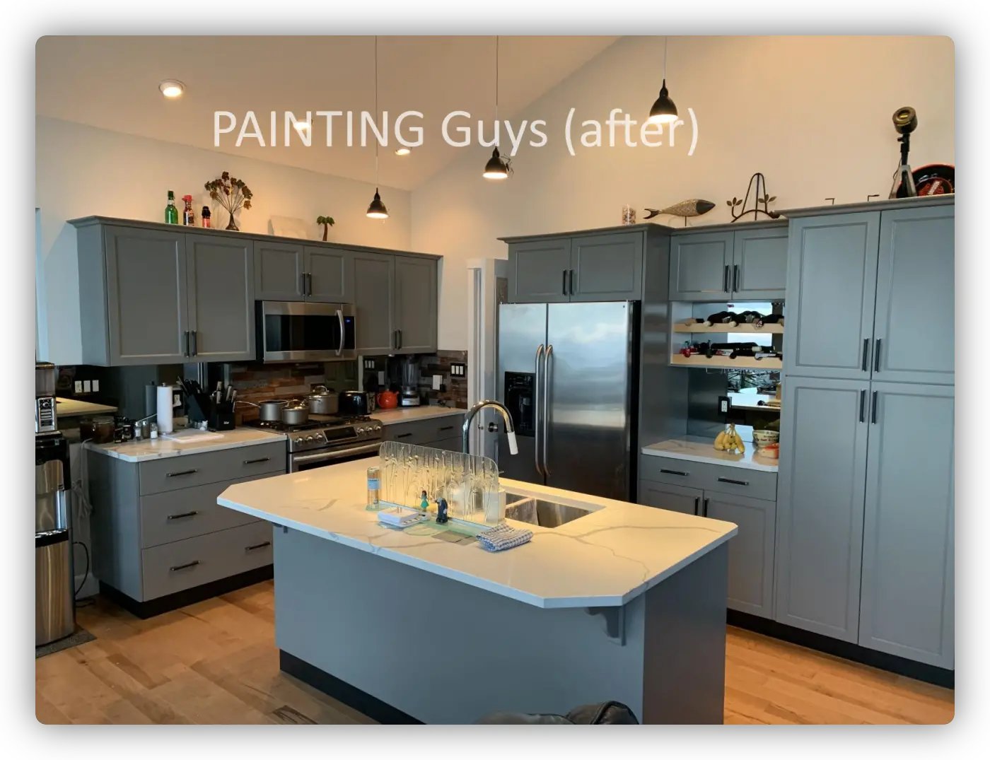 Chelsea Gray kitchen cabinets