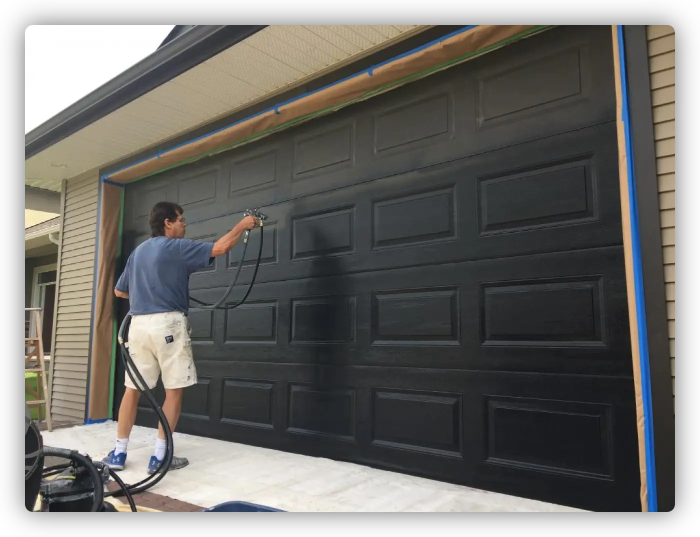 Painting Steel Garage Doors