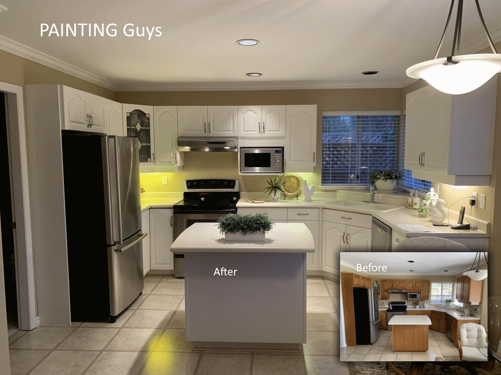 The average cost to paint kitchen cabinets