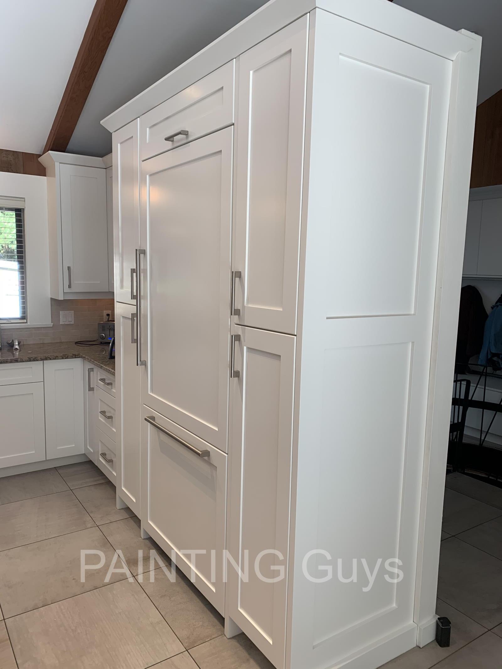 Painting built-in appliances refridgerators