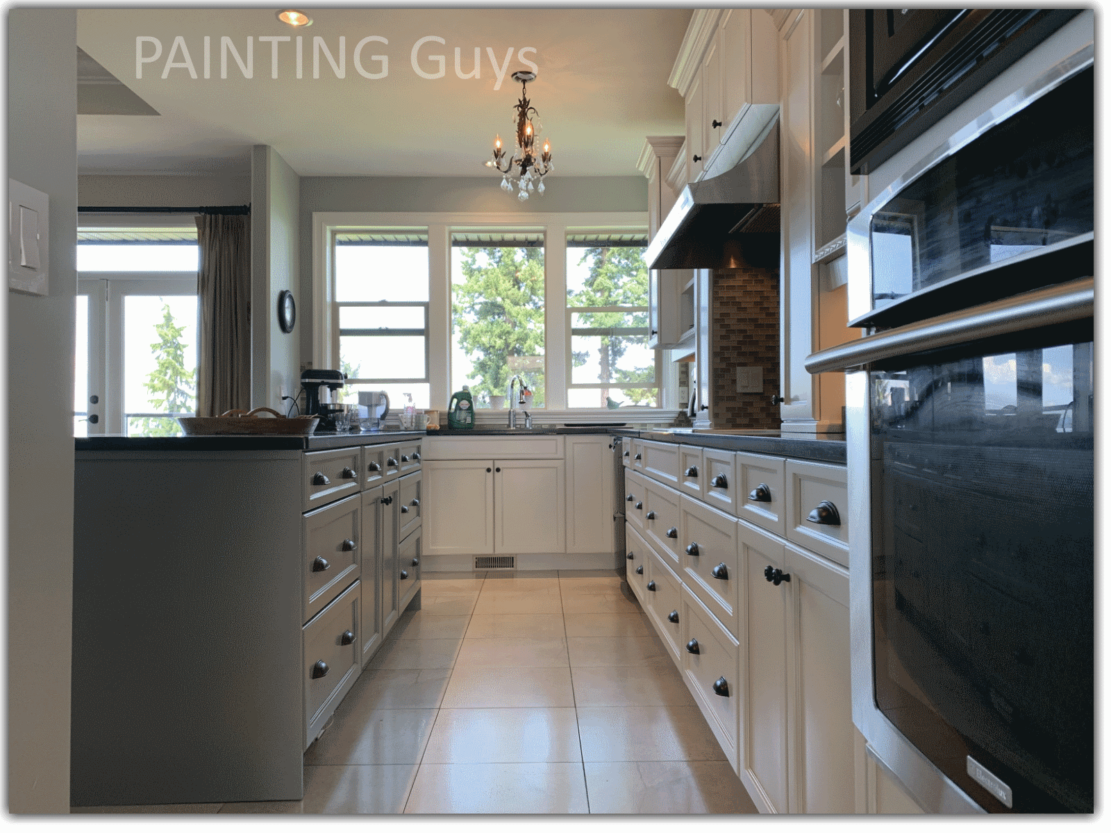 two-tone kitchen cabinet painting - Edmonton, Cold Lake, Bonnyville, St Paul, Vermilion, Lloydminster