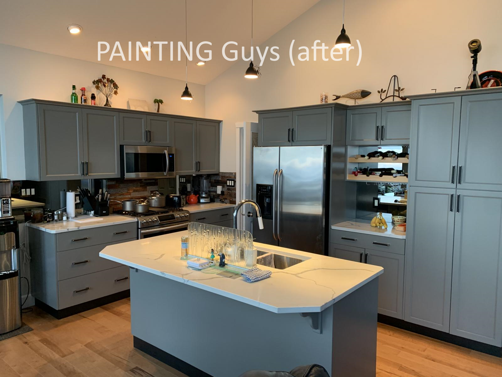 Chelsea Gray kitchen cabinets Edmonton