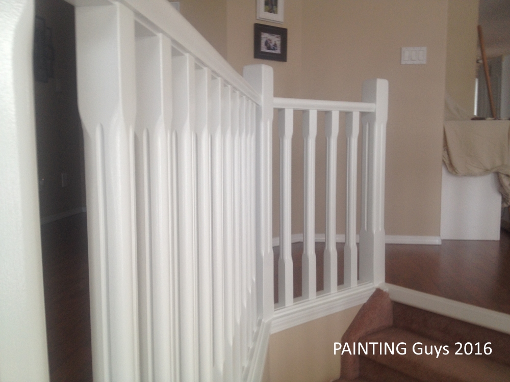 White railings by Painting Guys