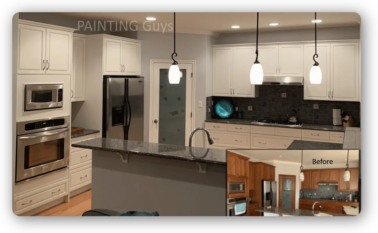 Kitchen Cabinet Painting - PAINTING Guys