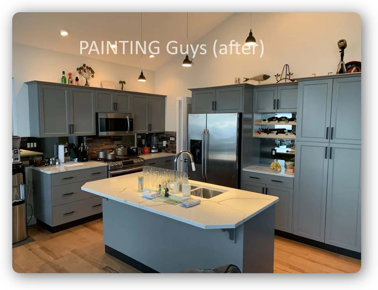 Paint kitchen cabinets