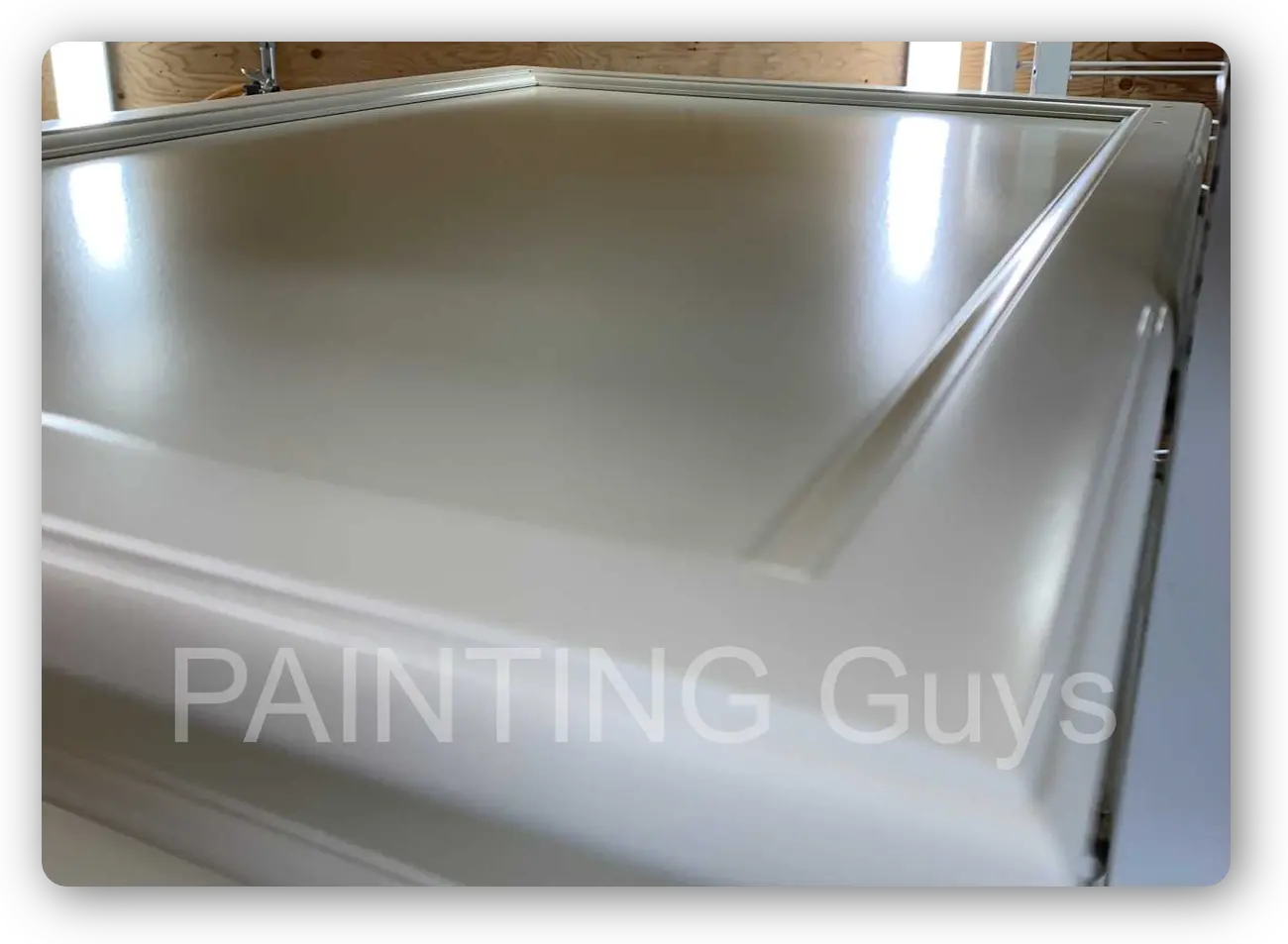 Kitchen cabinet painting - spraying doors and drawers PAINTING Guys