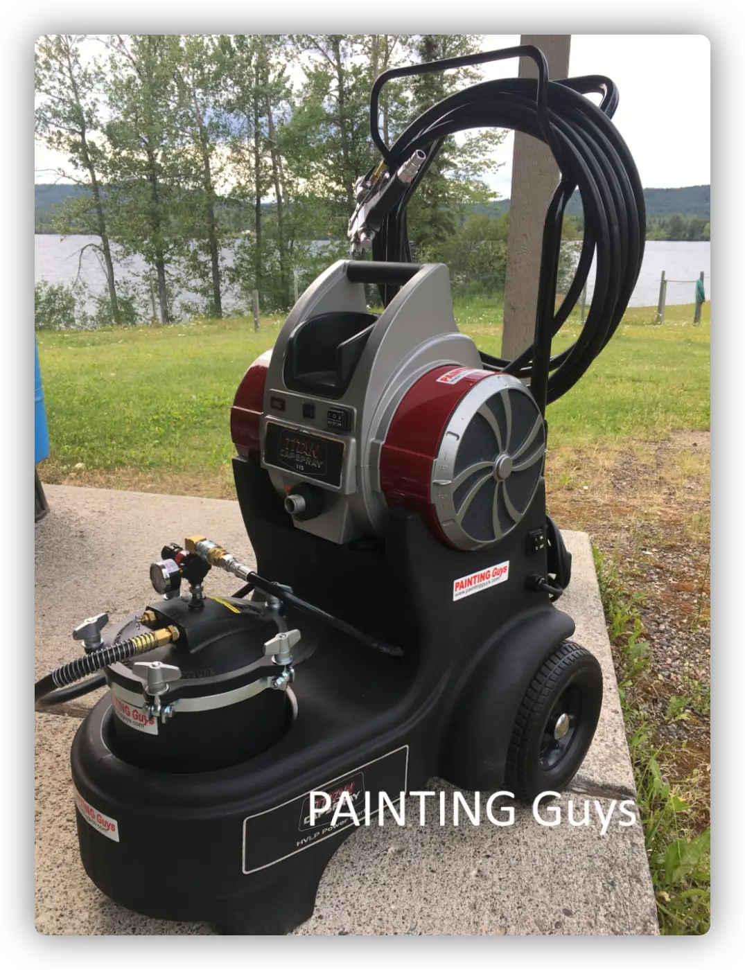 PAINTING Guys HVLP exterior staining