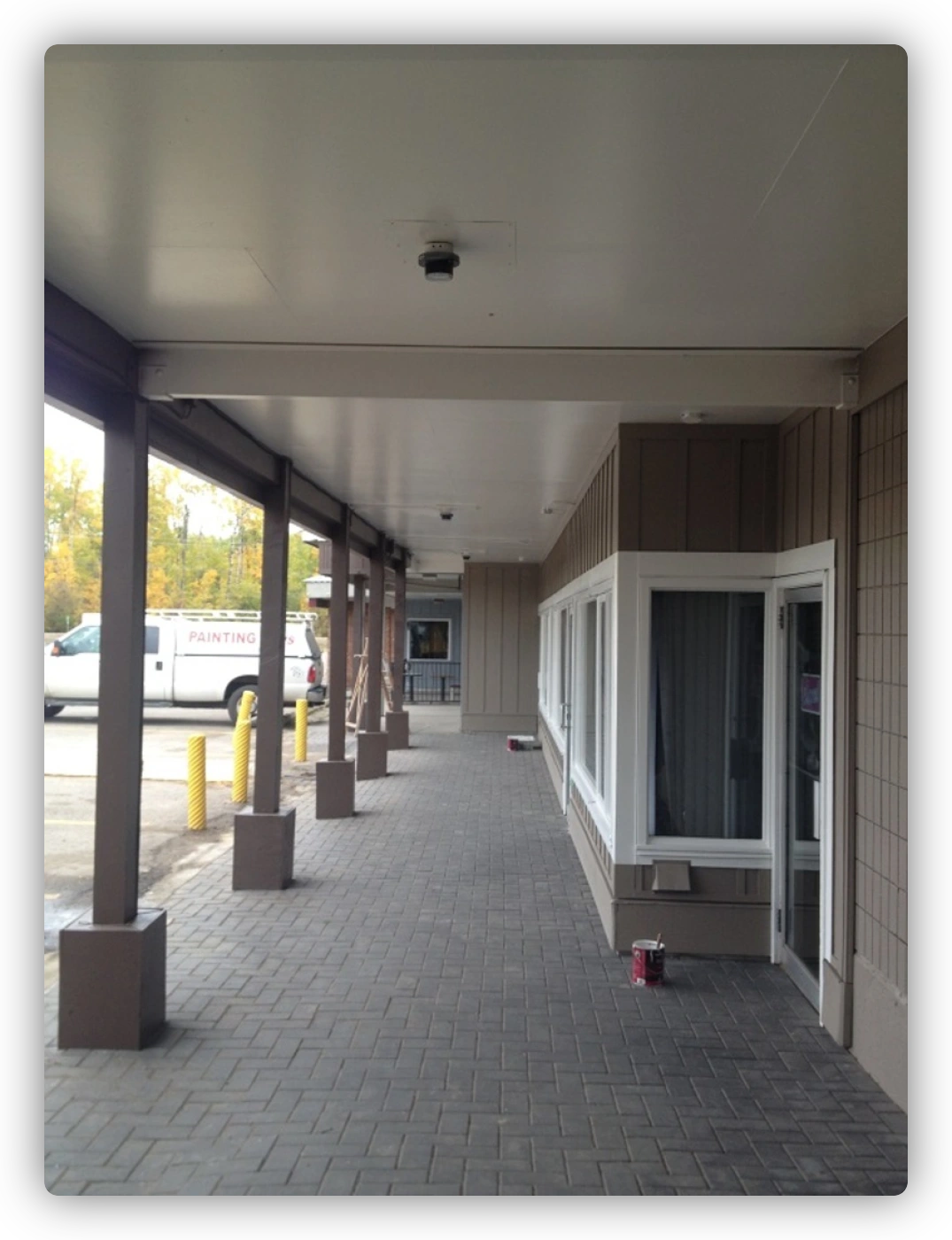 Fraser Lake Mall - Painting Soffits