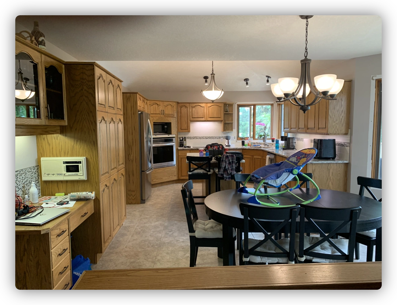 Fort Saskatchewan kitchen cabinet painting