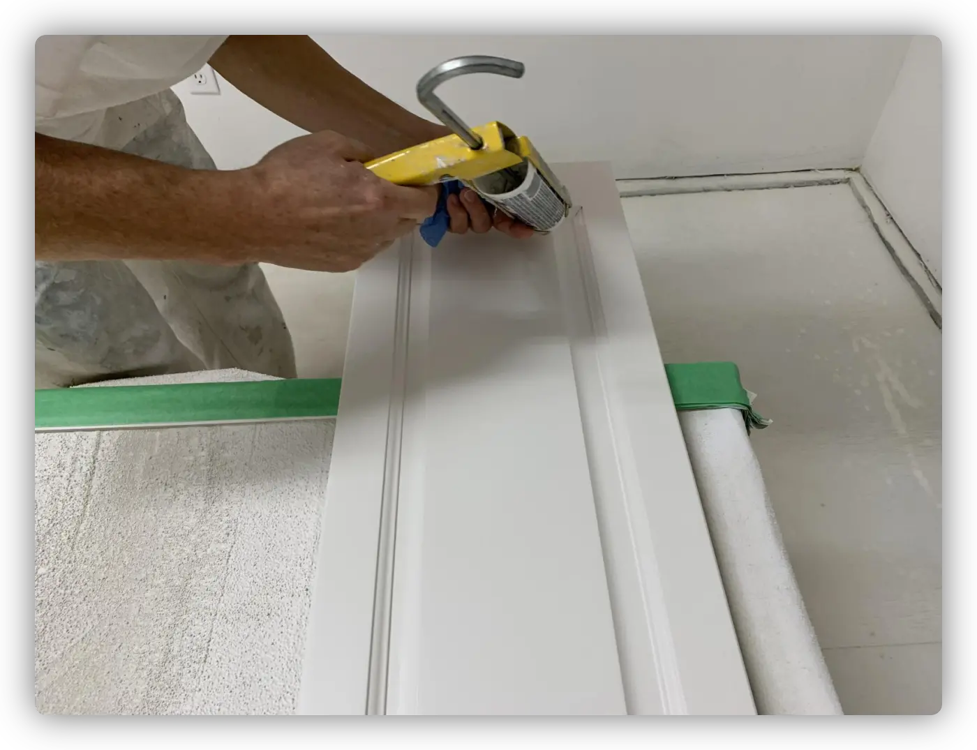 caulking oak kitchen cabinet doors - PAINTING Guys